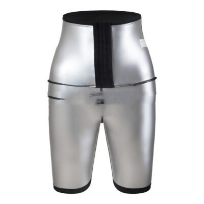 Ladies Sweating Hip Pants Yoga Sauna Beam High Waist Belly Pants Cross-Border Breasted Fitness Body Shaping Pants