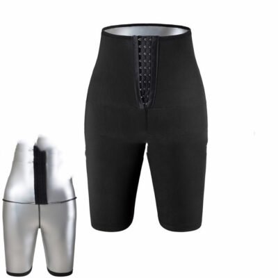Ladies Sweating Hip Pants Yoga Sauna Beam High Waist Belly Pants Cross-Border Breasted Fitness Body Shaping Pants