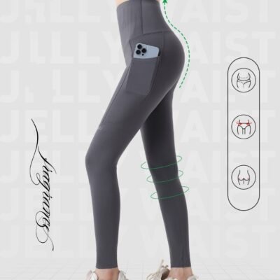Pocket Cropped Shark Pants Outer Wear Hip Raise Yoga Pants