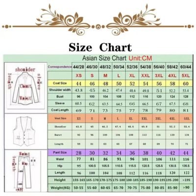 Men's Stylish Business Suit Three-Piece Set