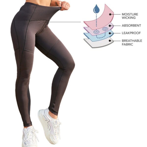 Women's Menstrual Workout High Waist Tight Yoga Pants