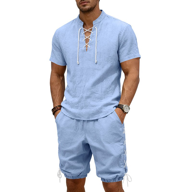 Summer Hip-Hop High-Street Men's Short-Sleeve