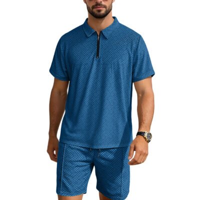 Vacation Casual Short-sleeve Shorts Set