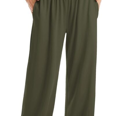 Women's Cross Waist Yoga Pants Loose Trousers Sports Pants