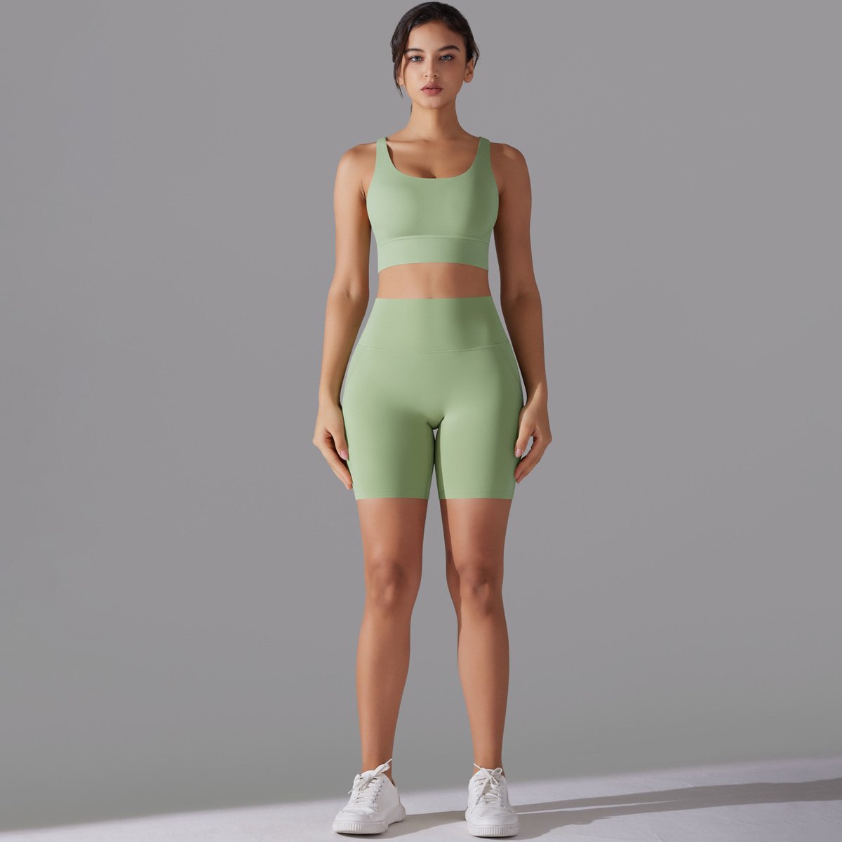Beauty Back Cross Sports Underwear Fitness Yoga Wear Suit