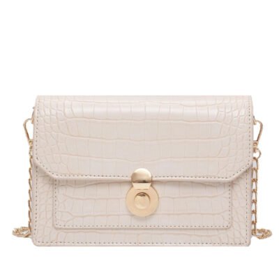 Stone Pattern PU Cross-body Bag with Shoulder Bag for Women