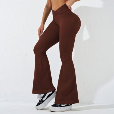 Seamless High-waist Wide-leg Pants Workout Yoga Pants