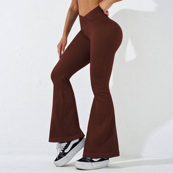 Seamless High-waist Wide-leg Pants Workout Yoga Pants