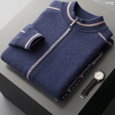 Middle-aged Dads Spring Western-style Coat And Sportswear Set