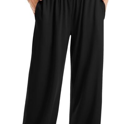 Women's Cross Waist Yoga Pants Loose Trousers Sports Pants