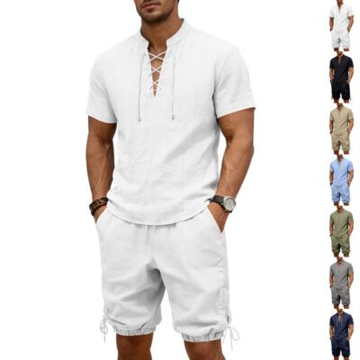 Summer Hip-Hop High-Street Men's Short-Sleeve