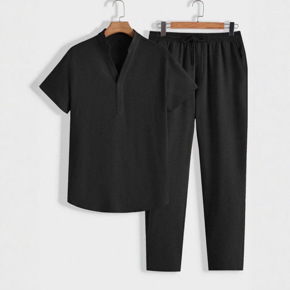 Summer New European And American Style Mens Casual Sports Suit