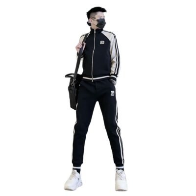 Light Luxury Simple Stylish All-Match Casual Sports Suit For Men