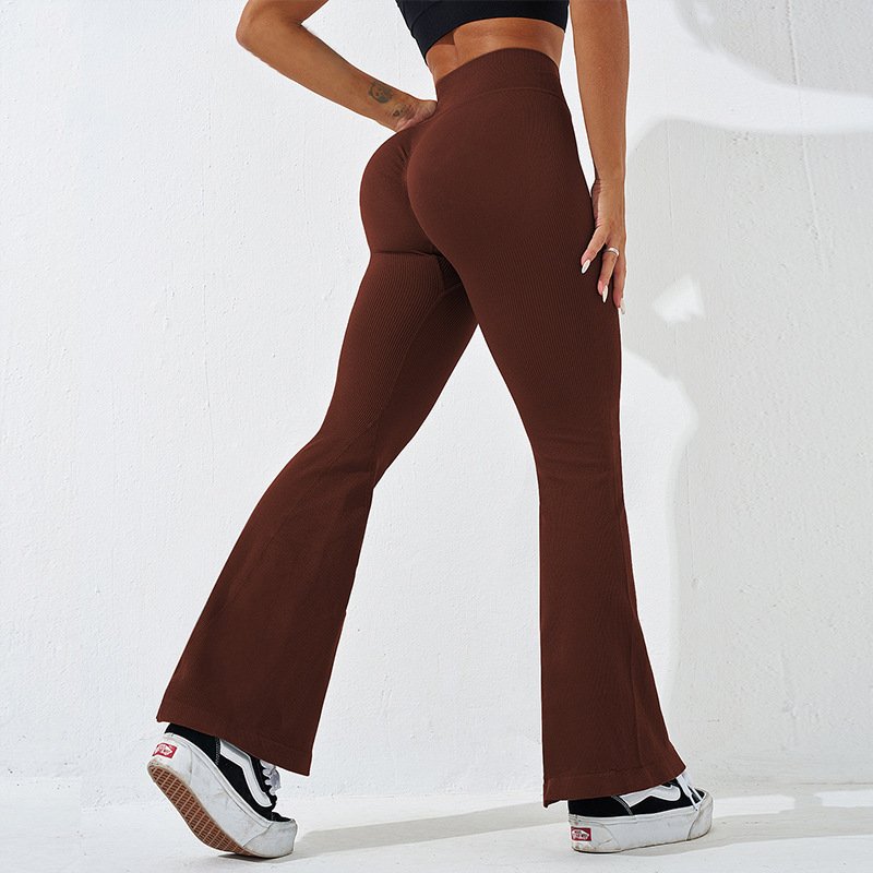 Seamless High-waist Wide-leg Pants Workout Yoga Pants