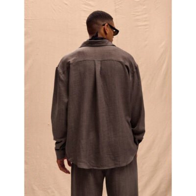 Men's Cotton-Linen Commuter Two-Piece Set