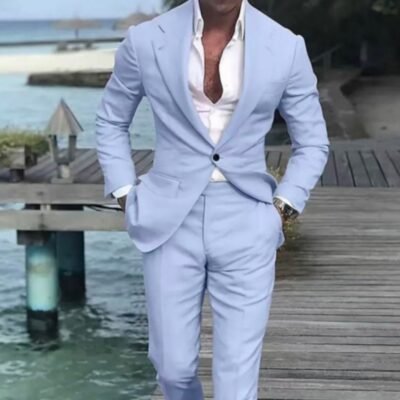 New Mens Fashionable Casual Business Suit