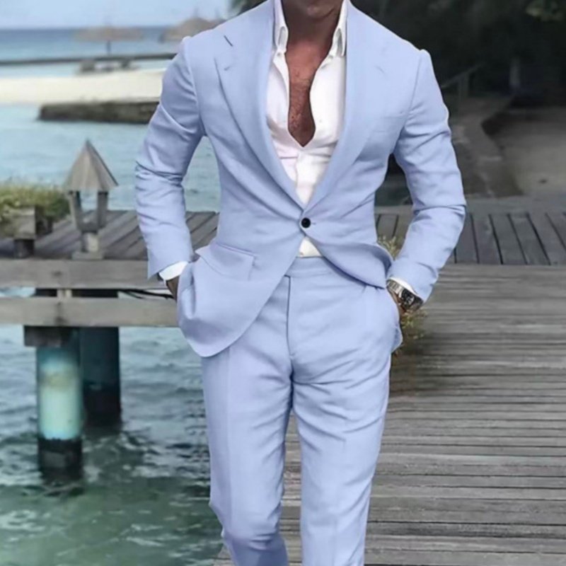 New Mens Fashionable Casual Business Suit