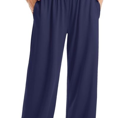 Women's Cross Waist Yoga Pants Loose Trousers Sports Pants