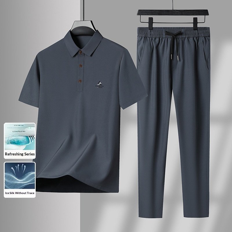 T-shirt Casual Sport Two-piece Set Casual Pants