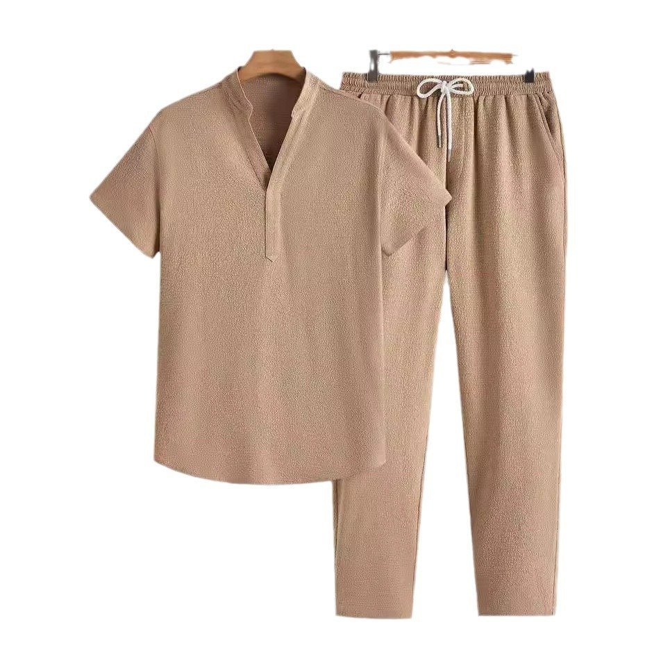 Summer New European And American Style Mens Casual Sports Suit