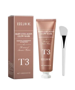 Alternative view of EELHOE Collagen Mask Deep Cleansing Large Pores Remover Blackhead Purifying Peeling Mask for Face Clean Skincare Products Sets