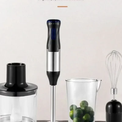 1000W Kitchen Immersion Blender 4 in 1 Stainless Steel handhold veggie Meat Chopper leg Whisk smothie pack