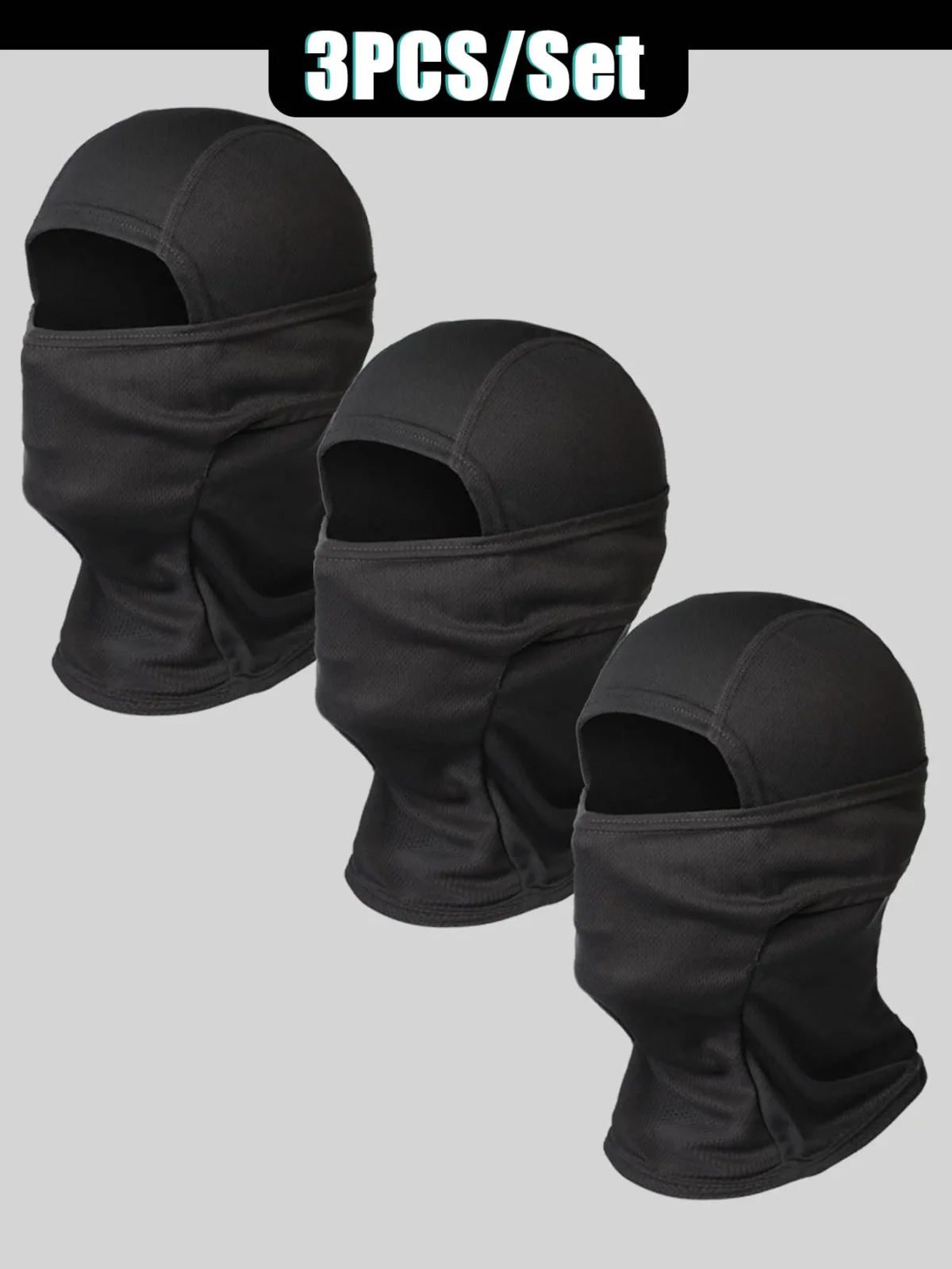 Musion Motorcycle Balaclava Sun Protection Full Face Mask Breathable Mesh Airsoft Mask Balaclava Bicycle Cycling Head Cover Unde