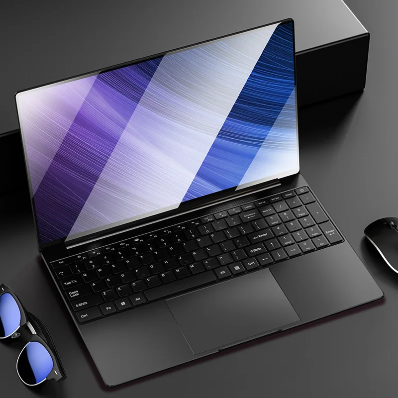 New Design 15.6'' Intel Core-i7 Notebook Win11 Laptop Computer 12+128GB Cheap Gaming Laptop Computers Laptops and Desktops
