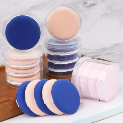 3pcs Smooth Cosmetic Puff Facial Powder Puff Soft Makeup Foundation Sponge Cosmetic Air Cushion Pad Beauty Tool for Girl Women
