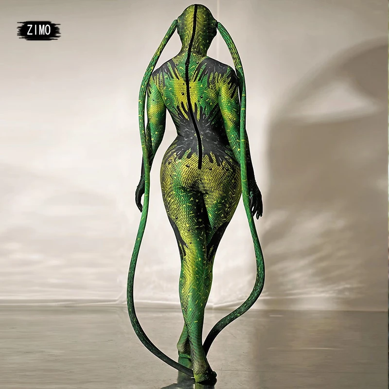 halloween costumes for women Bar Club Party Role Playing Jumpsuit Animal Cosplay Pattern 3D fly print Jumpsuits men rave clothes