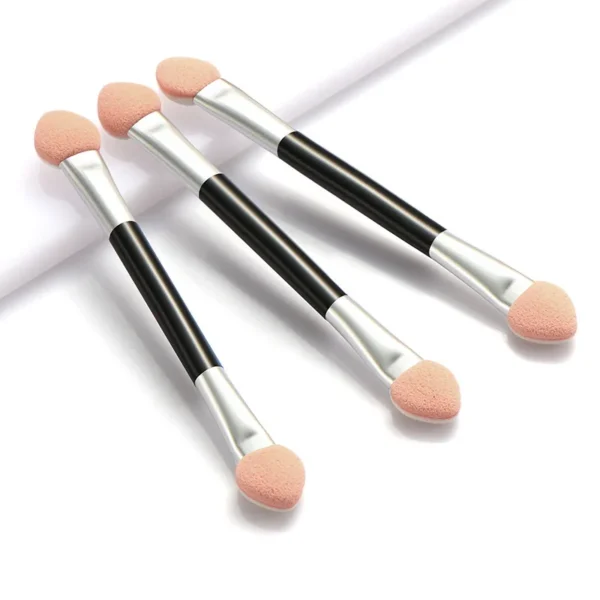 12pcs Double-head Sponge Sticks Eye Shadow Brush Applicator Cosmetic Make Up Nail Art Polish Stick Multifunctional Beauty Tool