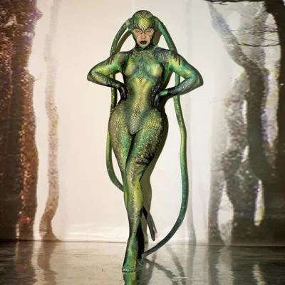 halloween costumes for women Bar Club Party Role Playing Jumpsuit Animal Cosplay Pattern 3D fly print Jumpsuits men rave clothes