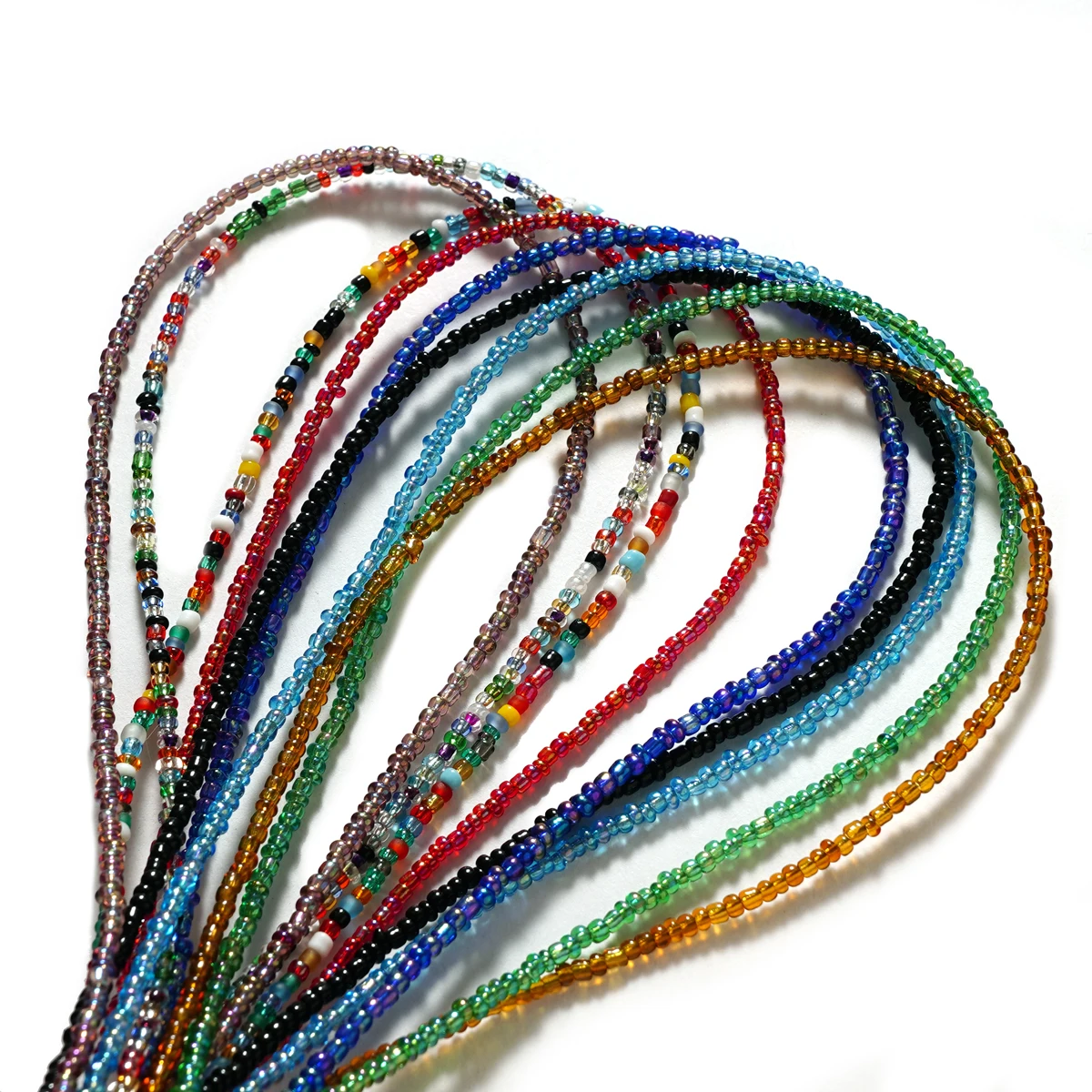 Bohemian Colored Mask Strap Beaded Glasses Chains Women Face Mask Lanyard Anti Slip Women's Neck Chain For Eyeglass Sunglasses