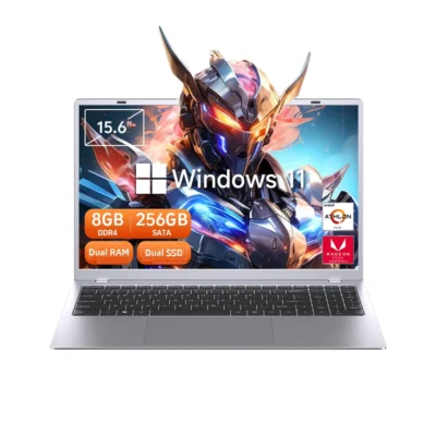15.6 Inch New Ordinateur Business Laptop Portable New Business Laptop AMD 8GB RAM 256GB SSD Windows 11 Pro Laptops Brand New