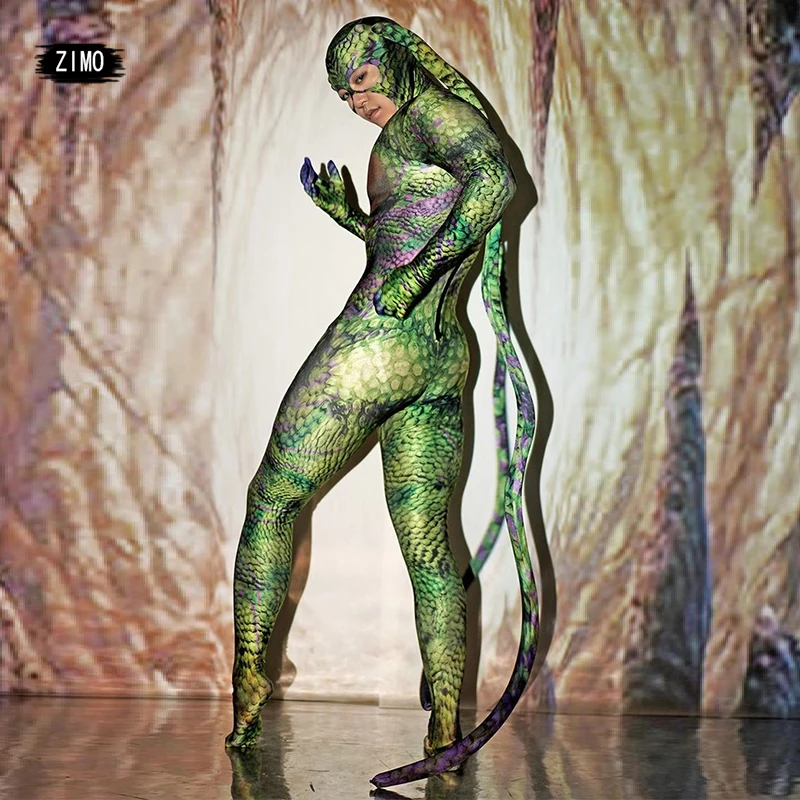 halloween costumes for women Bar Club Party Role Playing Jumpsuit Animal Cosplay Pattern 3D fly print Jumpsuits men rave clothes