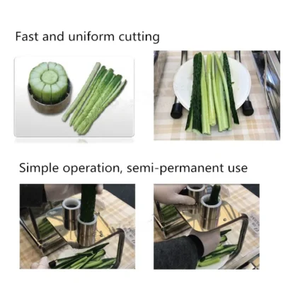 Manual cucumber strips cutting machine carrot strips cutter vegetable cutter cucumber cutter radish chopper for Korean sushi