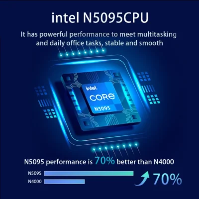 New 15.6" Intel N5095 Gaming Laptop 32GB DDR4 SSD UK Plug Professional Portable Win 11 Business