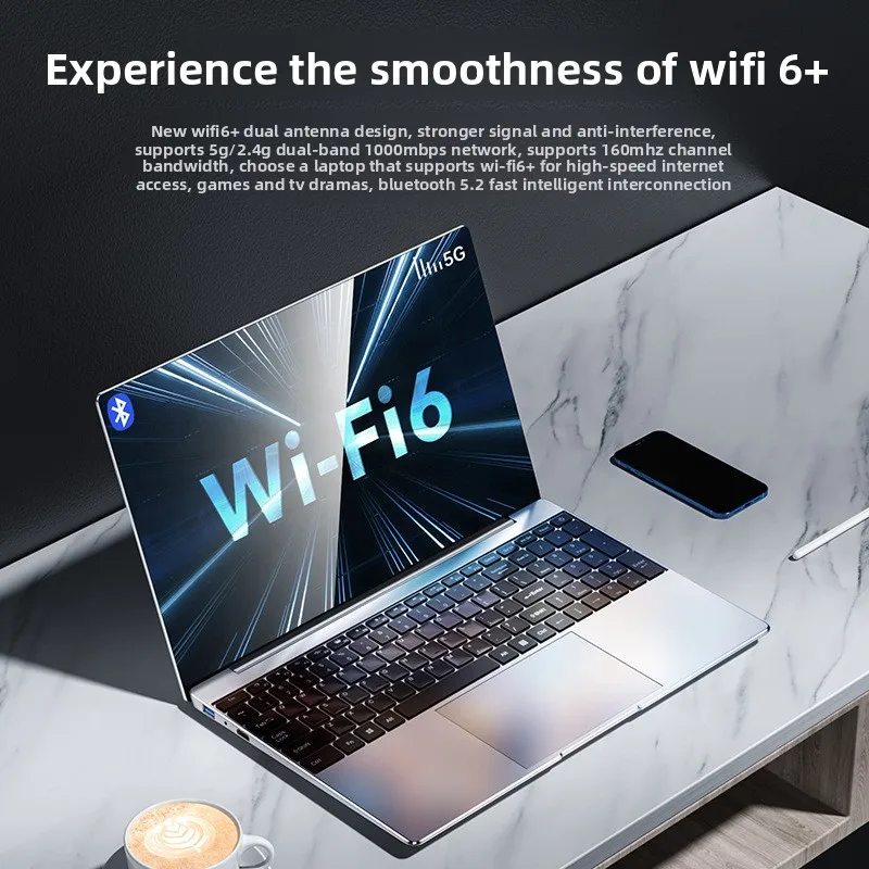New Design 15.6'' Intel Core-i7 Notebook Win11 Laptop Computer 12+128GB Cheap Gaming Laptop Computers Laptops and Desktops