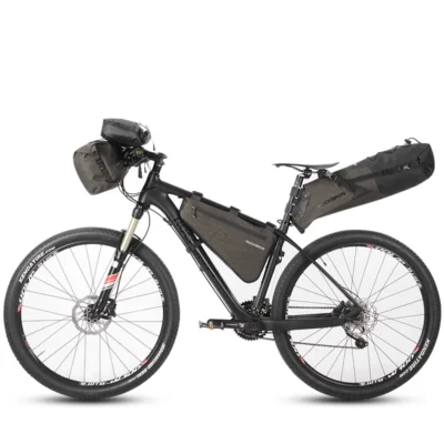 ROCKBROS 8L MTB Road Bike Bags Triangle Bag Pouch Reflective Rainproof Pannier Portable Adjustable Bicycle Bag Bike Accessories