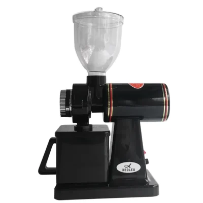 Xeoleo Electric Coffee grinder Coffee bean miller Espresso coffee machine 8 Steps Anti-jump 60mm Flat Burr grinder 100W