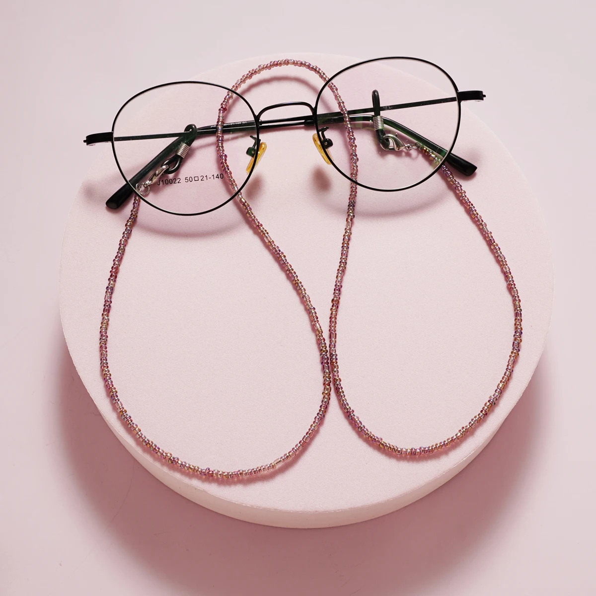Bohemian Colored Mask Strap Beaded Glasses Chains Women Face Mask Lanyard Anti Slip Women's Neck Chain For Eyeglass Sunglasses