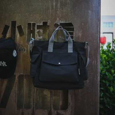 Korea ins canvas shoulder bag 2022 new fashion crossbody bag leisure large-capacity portable schoolbag bag purses and handbags