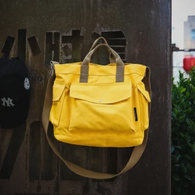 Korea ins canvas shoulder bag 2022 new fashion crossbody bag leisure large-capacity portable schoolbag bag purses and handbags