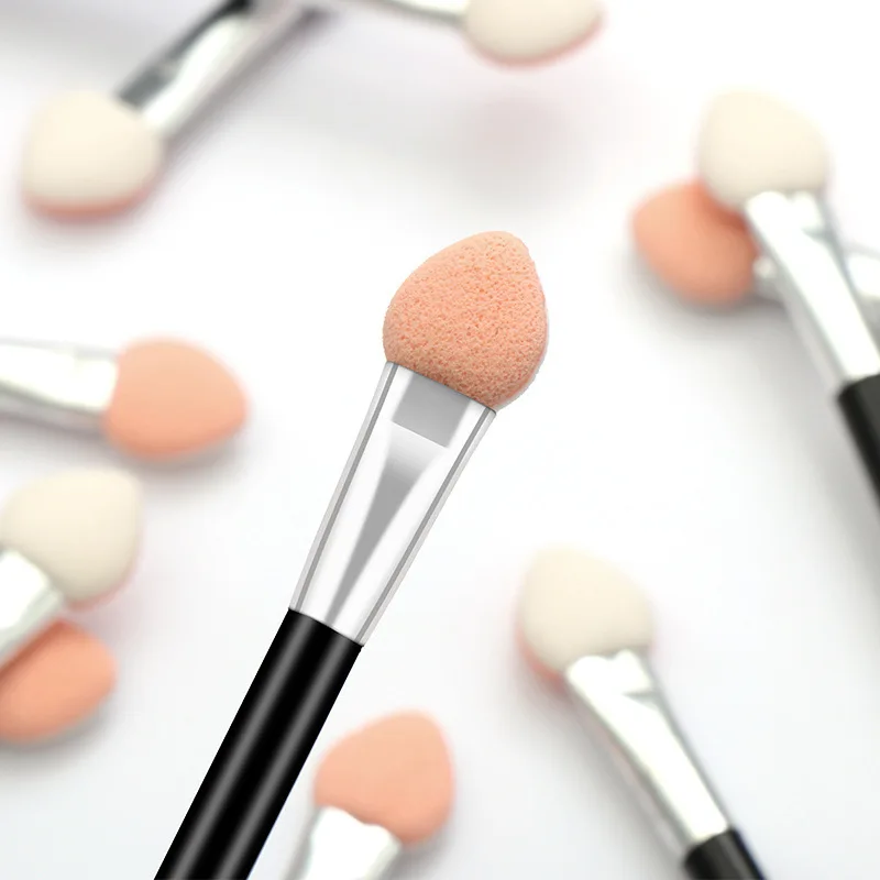 12pcs Double-head Sponge Sticks Eye Shadow Brush Applicator Cosmetic Make Up Nail Art Polish Stick Multifunctional Beauty Tool