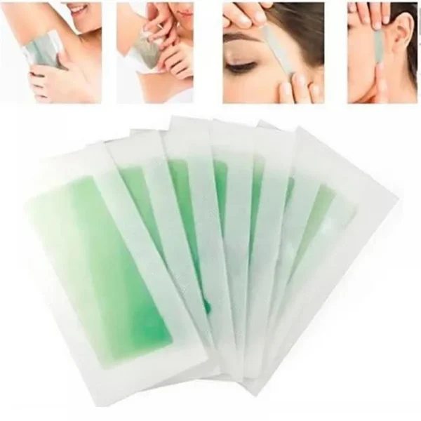 10pcs/lot 10x5cm Hair Removal Wax Strips Roll Face Wax Strip Paper Beauty Tool Leg Body Facial Hair Women Men