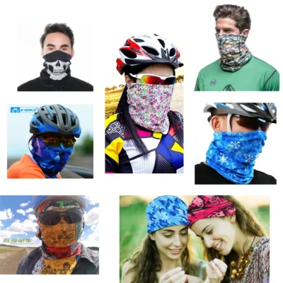 Seamless Bandana Sky Stars Printed Cycling Bandana Rave Face Mask Women Men for Dust Wind Sun Protection Face Scarf Mask Cover
