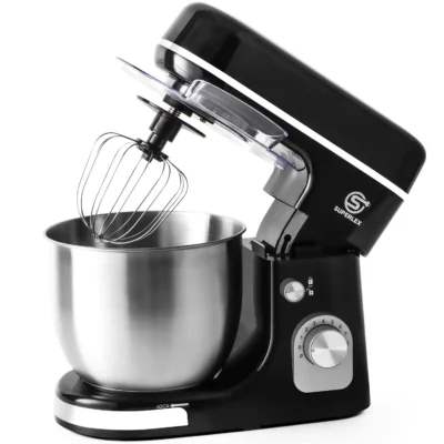 SUPERLEX 5L Stand Mixer 1300W Food Blender Silent Design Versatile Speed Control ABS housing paired With Bowl Stainless Mixer