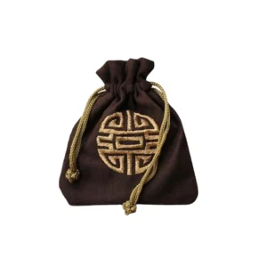 1/2/4pcs Tobacco Cloth Bag Chinese Embroidered Can Place Small Pipe Double Layer Deodorant Cigarette