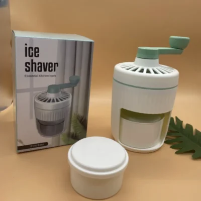 Household Small Hand Ice Crusher Stainless Steel Blade Fast Ice Crushing Removable Cleaning Slushie Maker Machine  Ice Crusher