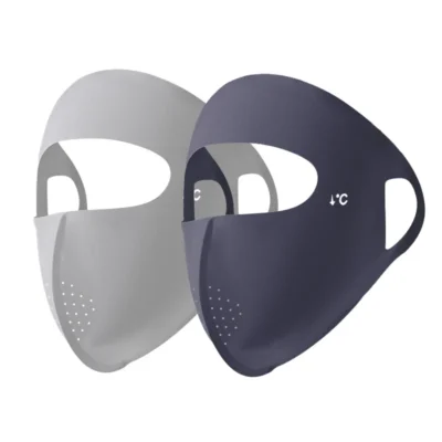 1/2Pcs Summer Full Face Mask Sun Protection Men Women Face Mask for Outdoor Travel Ice Sense Breathable Elastic Facekini